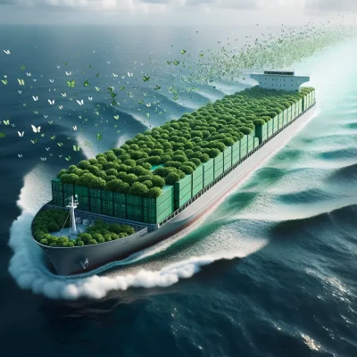 Er den globale søfarts CO2-udledning på grøn kurs?