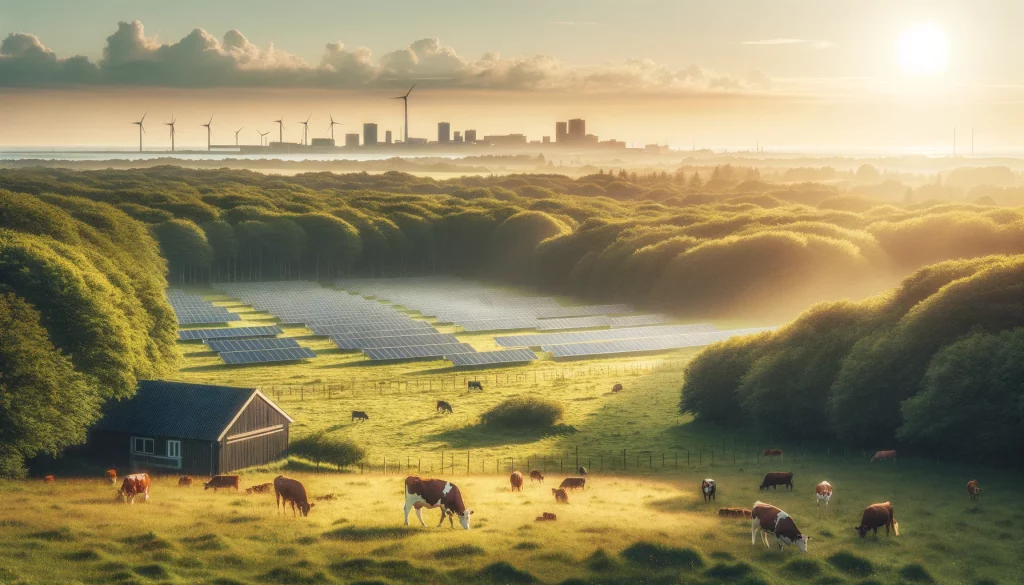 Solenergiens udbyttelse er i stor vækst i Danmark vedvarende energi